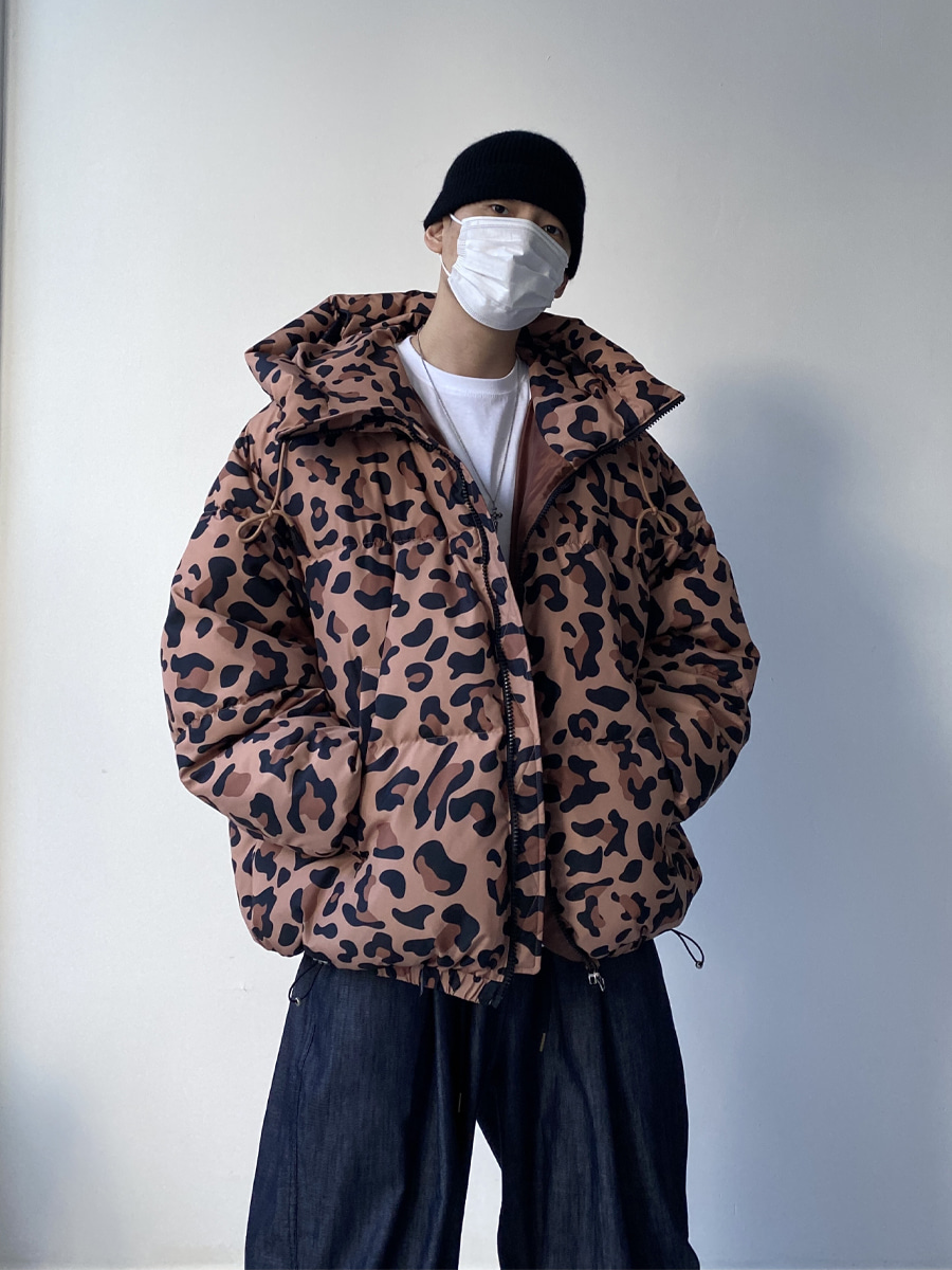 [MD추천] Duck-Down Leopard Over Padding